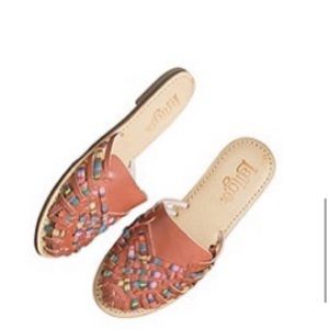 Anthropology Latigo  Slip-on mules